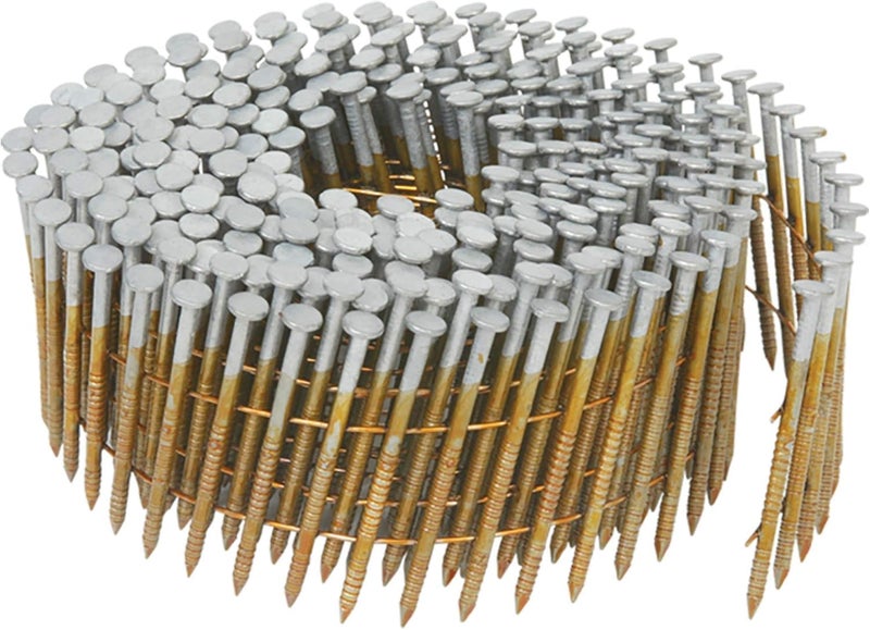 Metabo HPT Siding Nails | 1-1/4-Inch x .092-Inch | Collated Wire Coil | Full RoundHead | Ring Shank | Hot-Dipped Galvanized | 3600 Count | 13361HPT